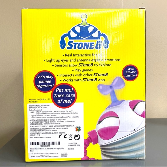 Stone 8 Kids Interactive Robot Toy Has Application compatible with IOS, Android - Picture 5 of 7